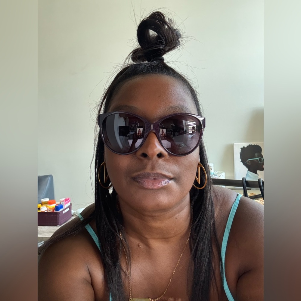 BURBERRY Plum Cat Eye Sunglasses - Picture 12 of 12